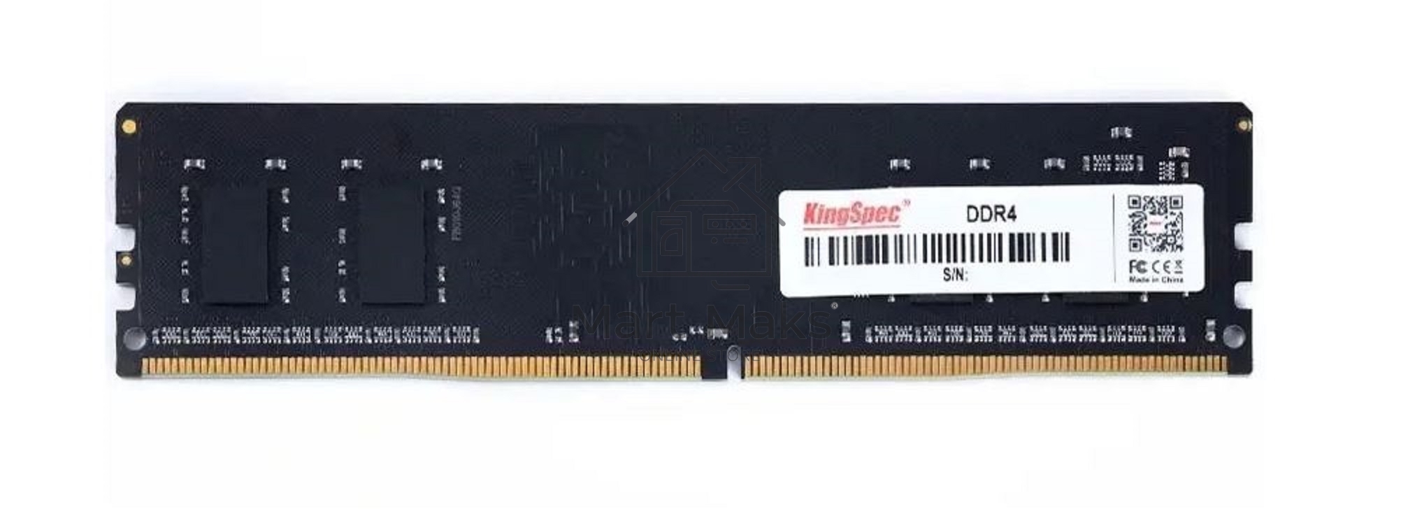 Оперативная память KingSpec, DDR4, 16GB (1x16GB), 3200MHz, CL17, DIMM