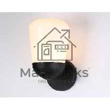 Светильник Ambrella light ST2083 BK/FR черный/белый матовый IP54 E27 max 40W 260*150*185
