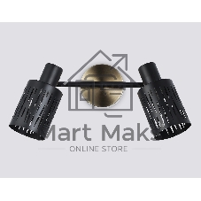 Светильник Ambrella light TR8668/2 BK/SB чёрный/бронза E14/2 max 60W 360*100*190