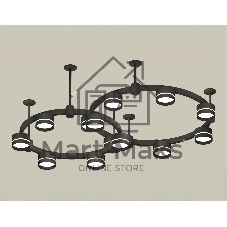 Светильник Ambrella light XR92221005/13 SBK/FR черный песок/белый матовый GX53 (A9222, A9227, C9238, C9232, N8462)