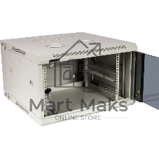 Шкаф коммутационный Lanmaster (TWT-CBW3M-12U-6X6-GY) настенный 12U 600x600мм пер.дв.металл задн.дв.спл.стал.лист 2 бок.пан. 60кг серый 441мм