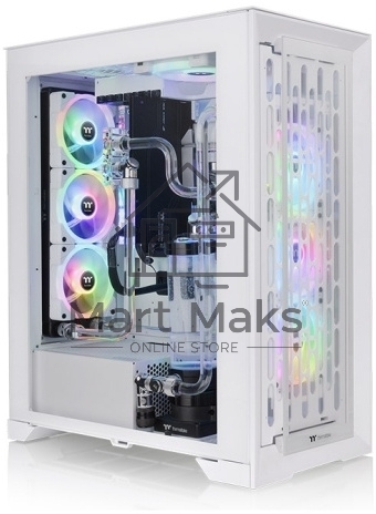 Компьютерный корпус Thermaltake CTE T500 TG ARGB белый без БП ATX 3x140mm 2xUSB3.0 1xUSB3.1 audio bott PSU