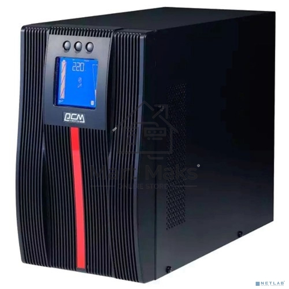 Источник бесперебойного питания, 3000 Вт/3000 ВА, напольный UPS Powercom MAC-3000, 3000 Wt/3000 VA, tower