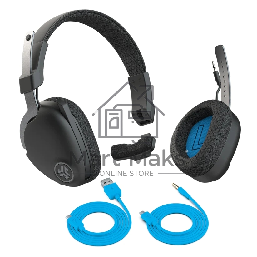 Гарнитура JLAB GO Work Wireless Headset, для компьютера/мобильных устройств, накладные, bluetooth, черный  ieuhbgoworkrblk4