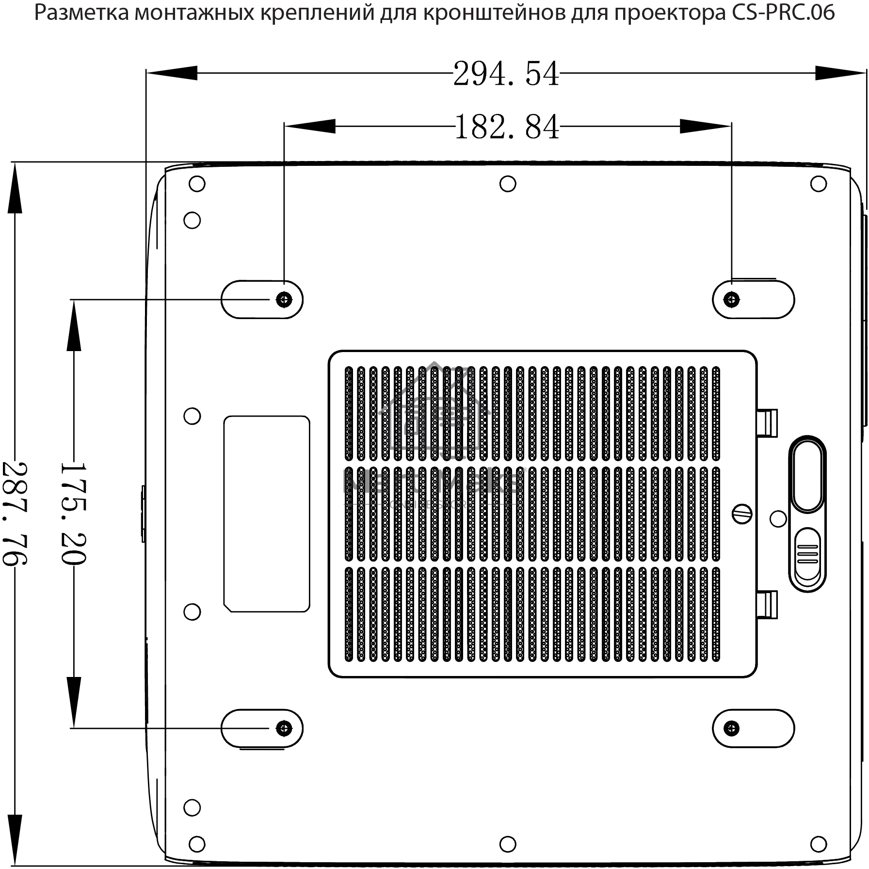 Проектор Cactus CS-PRC.06B.Full HD-A LCD 21000Lm LS 900Lm ANSI (1920x1080) 2000:1 ресурс лампы:50000часов 2xUSB typeA 2xHDMI 3.0кг