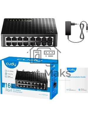 Коммутатор Cudy FS1016D (L2) 16x100Мбит/с неуправляемый