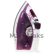 Утюг BBK ISE-2409 фиолетовый, 2400 Вт, 40 г/мин, 140 г/мин, 360 мл