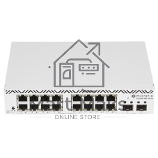 Коммутатор MikroTik CSS318-16G-2S+IN, 16×1 Гбит/с + 2×10 Гбит/с SFP+, управляемый
