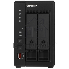 SMB QNAP TS-253E-8G NAS, 2-tray w/o HDD. 2xHDMI-port. 4-core Celeron J6412 2-2.6 GHz, 8Gb DDR, 2x2.5Gb LAN, 2 x M.2 2280 PCIe Gen 3 x2, 2x USB 3.2 Gen 2 (10Gbps) Port, 2x USB 2.0 port