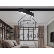Трековый однофазный светильник Ambrella light GL6767 BK черный LED 12W 4200K 300*22*48