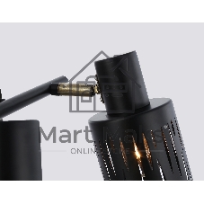 Светильник Ambrella light TR8668/2 BK/SB чёрный/бронза E14/2 max 60W 360*100*190