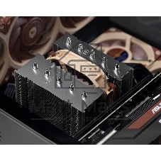 Кулер для процессора Noctua NH-D12L, 120 мм, алюминий/медь, 2000 об/мин, 22.6 дБ, 4-pin PWM, 148 Вт, высота 145 мм, без подсветки