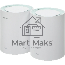 Бесшовный Mesh роутер Cudy M1500 (M1500(2-PACK)) AX1500 10/100/1000BASE-TX (упак.:2шт)