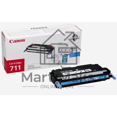 Картридж лазерный Canon 711C (1659B002) голубой, 6000 стр., для LBP5300/5360