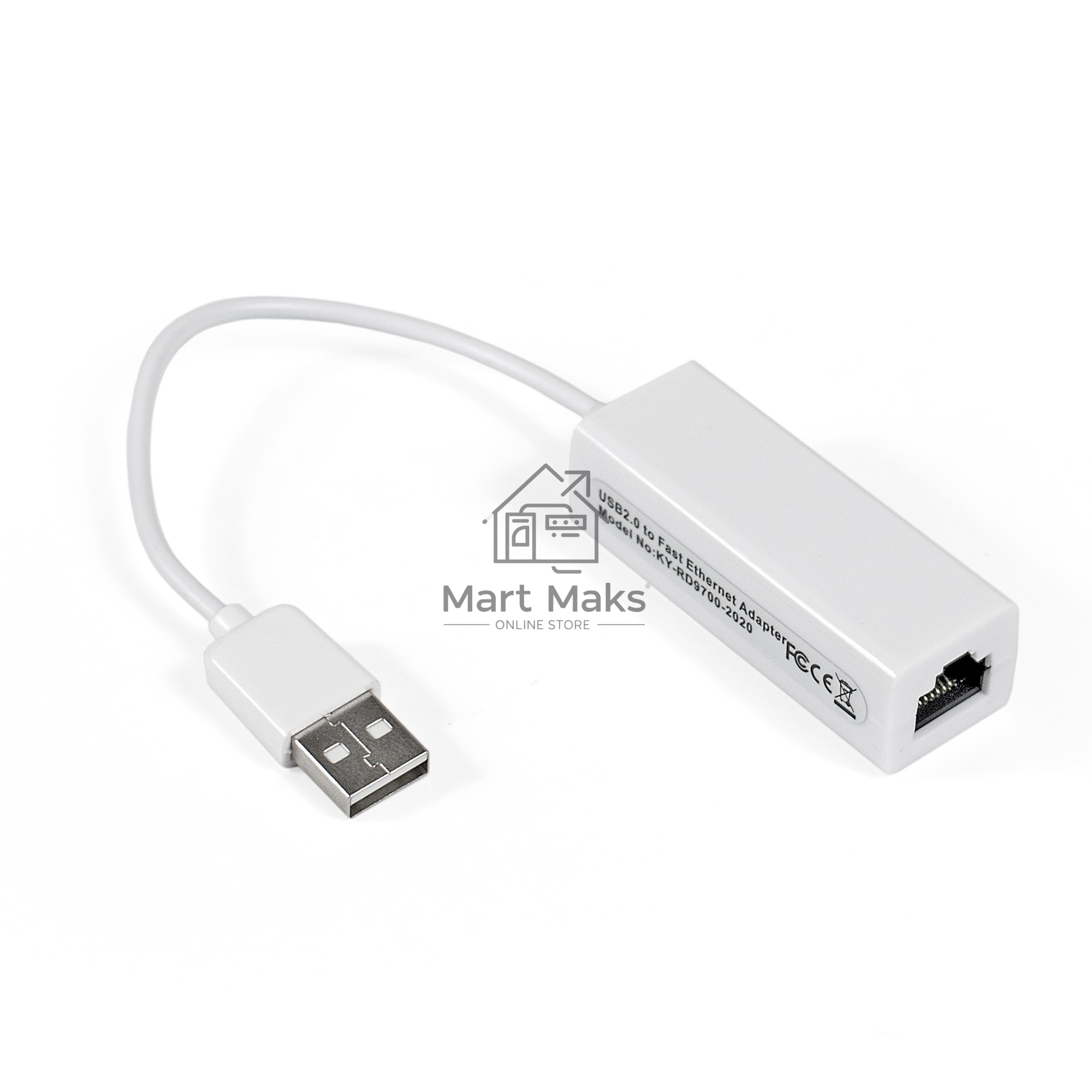 Кабель-адаптер Exegate EX284936RUS ExeGate EXE-UA2-45 USB2.0 --> UTP 10/100Mbps
