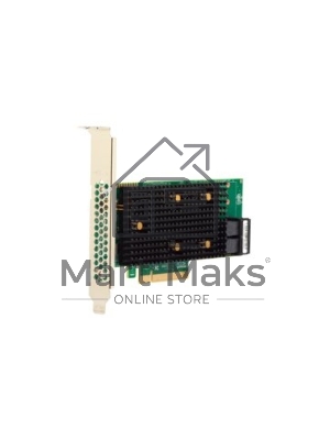 Контролер LSI 9400-8i SGL (05-50008-01), PCIe 3.1 x8 LP, Tri-Mode SAS/SATA/NVMe 12G HBA, 8port(1*int SFF8643), 3408 IOC