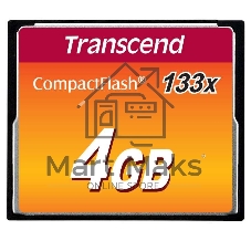 Флеш карта CF 4Gb 133x Type I Transcend (TS4GCF133)