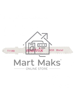 Полотна для электролобзика Matrix по металлу, 3 50 x 2 мм