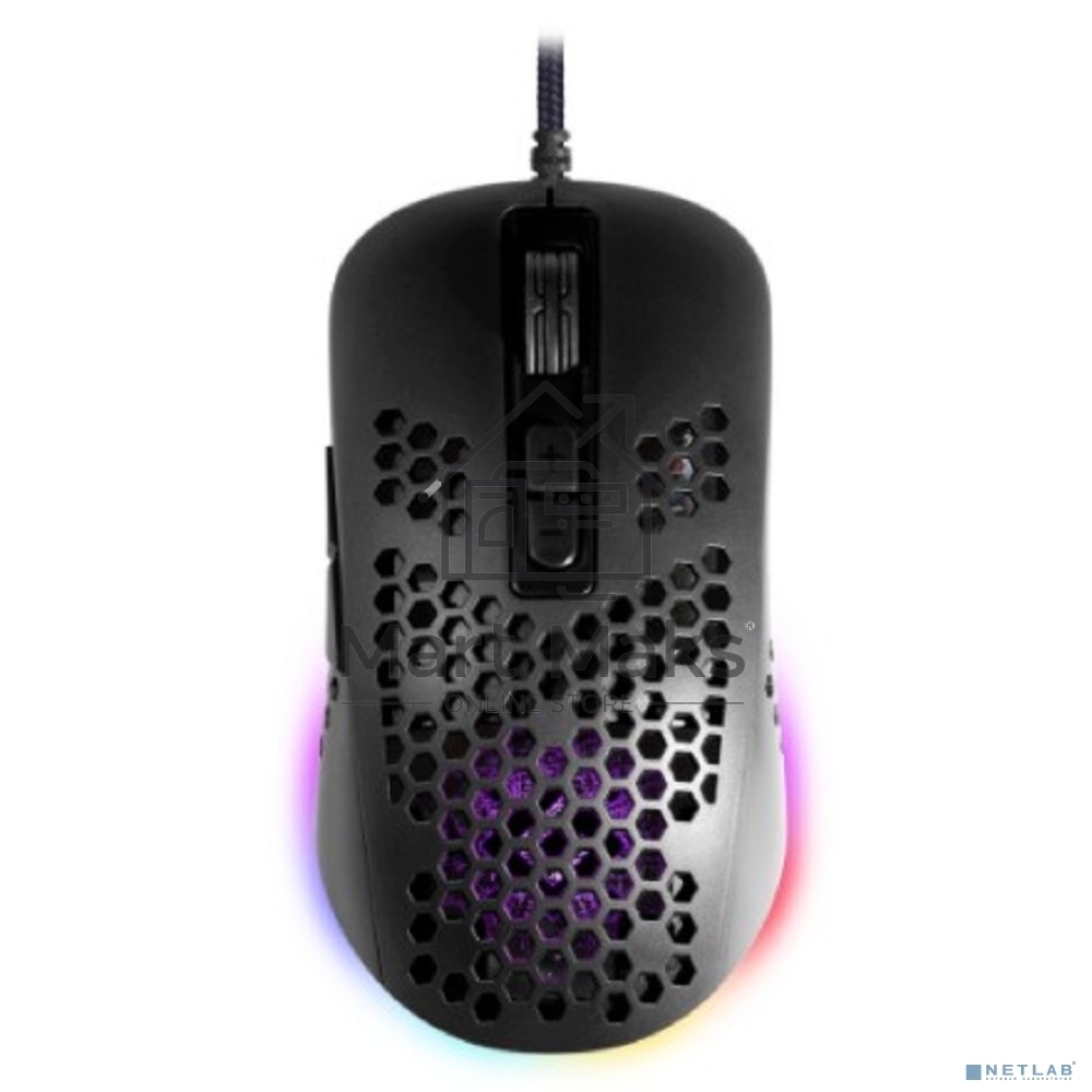 Мышь проводная Defender Shepard GM-620L черный, 12800 dpi, USB, кнопки - 7