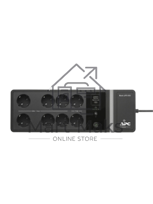 Источик бесперебойного питания APC Back-UPS ES 850VA/520W, 230V, 8 Schuko (2 Surge & 6 batt.), USB, USB charge(type A,C), Data/DSL protect.,(BE700G-RS, BE850G2-GR analogue), 1 year warranty