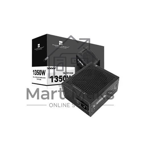 Блок питания Thermalright, 1350W 80+ Platinum (ATX, 3.0, PCIe 5.0, Full modular, 1x24(20+4)pin 600mm, 2xCPU 8(4+4)pin, 2xPCIe*2 8(6+2)pin, 2x12VHPWR PCIe 5.0 12+4pin 600mm, 6xSATA, 5xMOLEX4pin, Active, 120x120mm, 170x150x86mm, OPP, OVP, OTP, OCP, SCP, bla