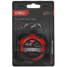 Измерительный и разметочный инструмент Deli Рулетка Deli DL370528 5мx28мм, метрическая