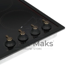Варочная поверхность Gorenje EC642CLB, конфорок: 4 шт., стеклокерамика, независимая, черный