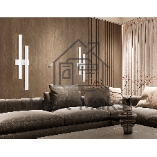 Настенный светодиодный светильник Ambrella light FL6151 WH белый 18W 3000K-6400K 510*120*65