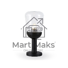 Светильник Ambrella light ST2085 BK/CL черный/прозрачный IP54 E27 max 40W D150*350
