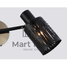 Светильник Ambrella light TR8668/2 BK/SB чёрный/бронза E14/2 max 60W 360*100*190