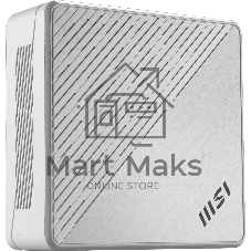 Неттоп MSI Cubi 5 1M-463BRU Core 5 120U (1.4) Graphics CR без ОС 2xGbitEth WiFi BT белый (936-B0A822-463)