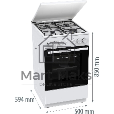Плита комбинированная Gorenje GK5A22WH