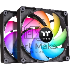 Вентилятор для корпуса Thermaltake CT140 ARGb 140x140x25мм черный 4-pin 30.5dB Ret (CL-F150-PL14SW-A)