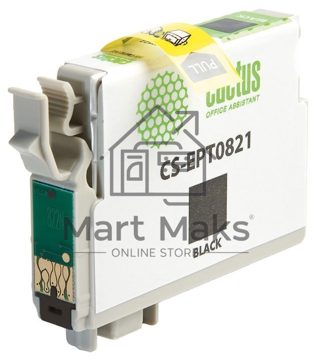 Картридж струйный Cactus CS-EPT0821 черный (13,8 мл) для Epson Stylus Photo R270/290/RX590