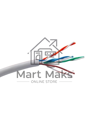 Кабель Exegate UTP 4 EX261518RUS пары кат.5e Exegate Special CCA, бухта 305м, серый, PVC