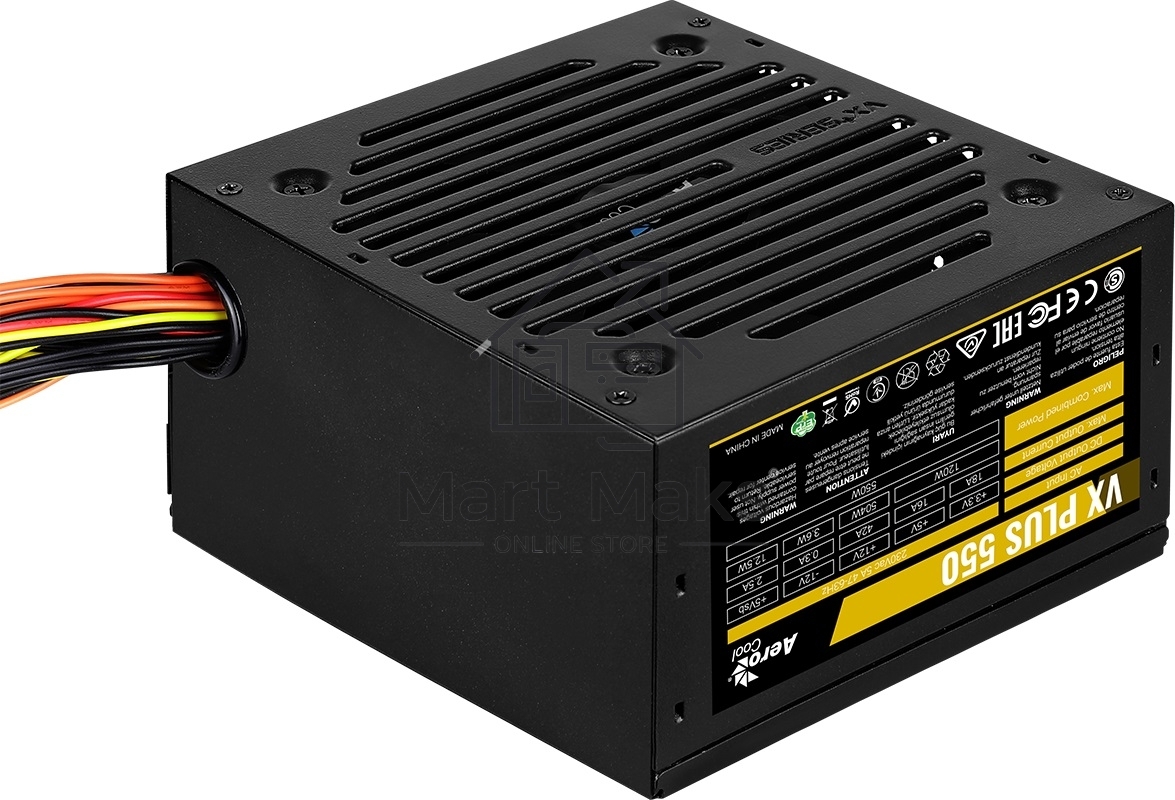 Блок питания Aerocool / Formula VX-550 PLUS, 550Вт 120мм, черный