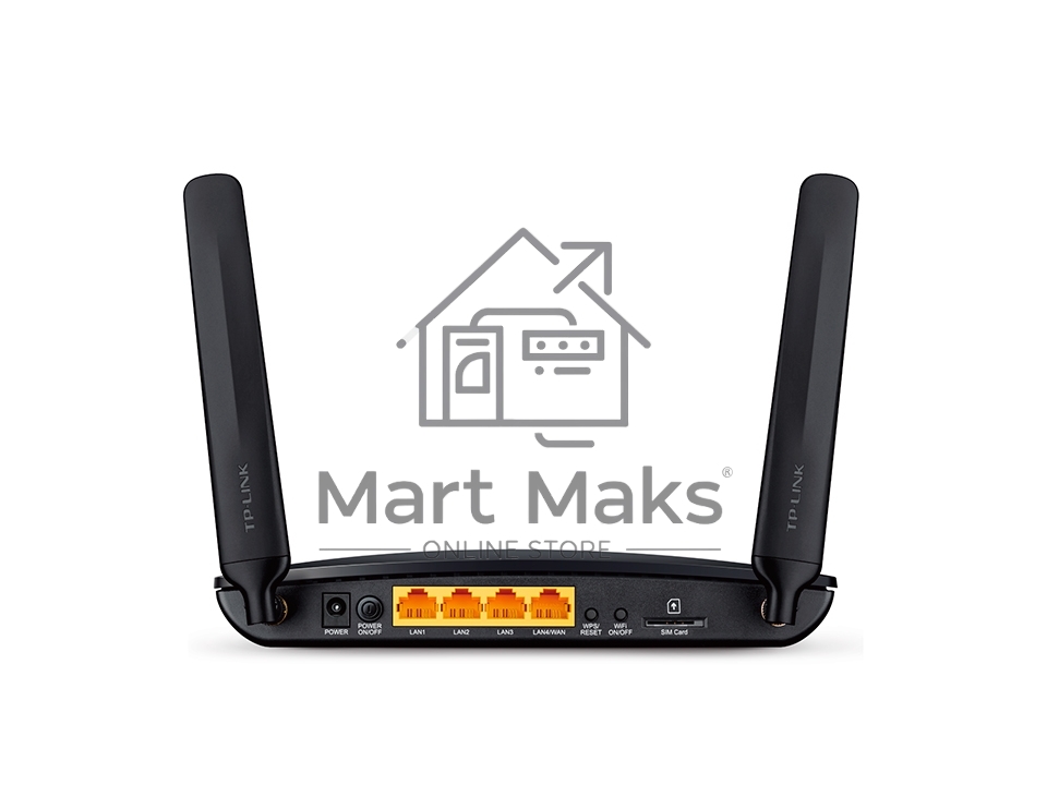 Маршрутизатор беспроводной TP-Link SOHO Archer MR200 (MR200) 10/100BASE-TX/4G черный