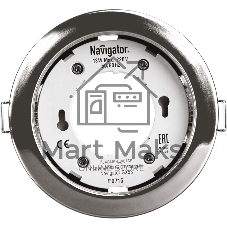 Светильник Navigator NGX-R1-003-GX53 IP20 хром