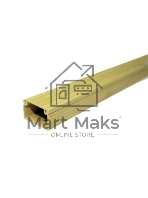 Кабель-канал 25х16 L2000 пластик с двойным замком сосна УралПак КК-3125016-084