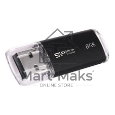 Флешка USB Silicon Power R/W 8Gb Ultima II-I Series SP008GbUF2M01V1K USB 2.0 черный