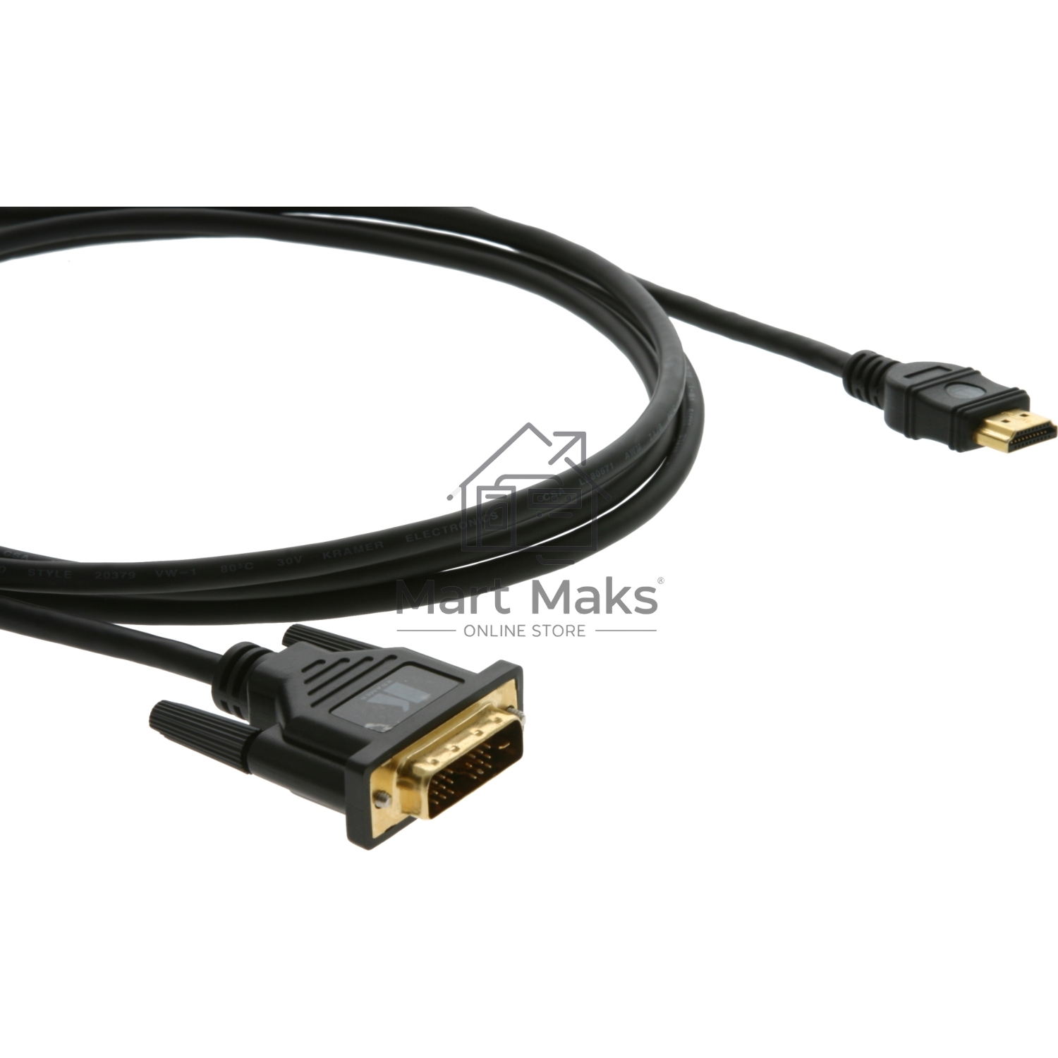 Кабель Kramer C-HM/DM-15 HDMI-DVI (Вилка - Вилка), 4,6 м