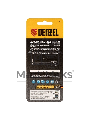 Борфреза по металлу Denzel твердосплавная, шарообразная, тип-D, 12 мм