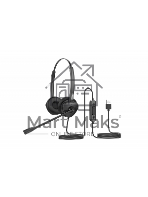 Бинауральная USB-гарнитура Fanvil, HT302-U, стерео, HD звук, USB