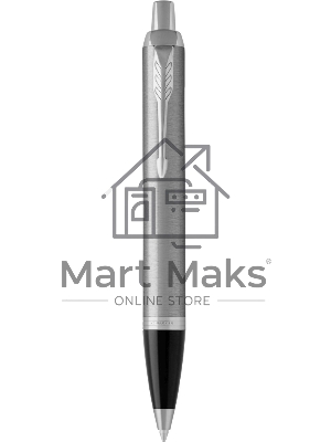 Ручка шариковая Parker IM Essential K319 (CW2143631) Brushed Metal CT M, синие чернила, подарочная коробка