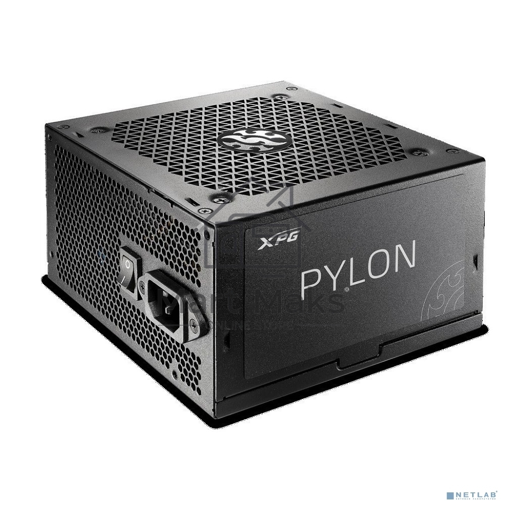 Блок питания ADATA XPG PYLON 750 (PYLON750B-BKCEU), 750 Вт, 120мм, 80 PLUS Bronze, 120мм, черный