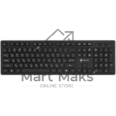 Комплект клавиатура+мышь Oklick S275W беспроводной, USB, 1600 DPI, чёрный