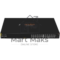 Коммутатор HPE Aruba 6100 24G CL4 4SFP+, 24×1 Гбит/с PoE+ + 4×10 Гбит/с SFP+, управляемый