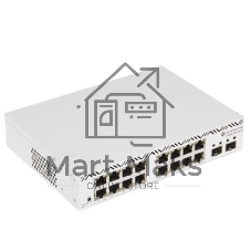 Коммутатор MikroTik CSS318-16G-2S+IN, 16×1 Гбит/с + 2×10 Гбит/с SFP+, управляемый