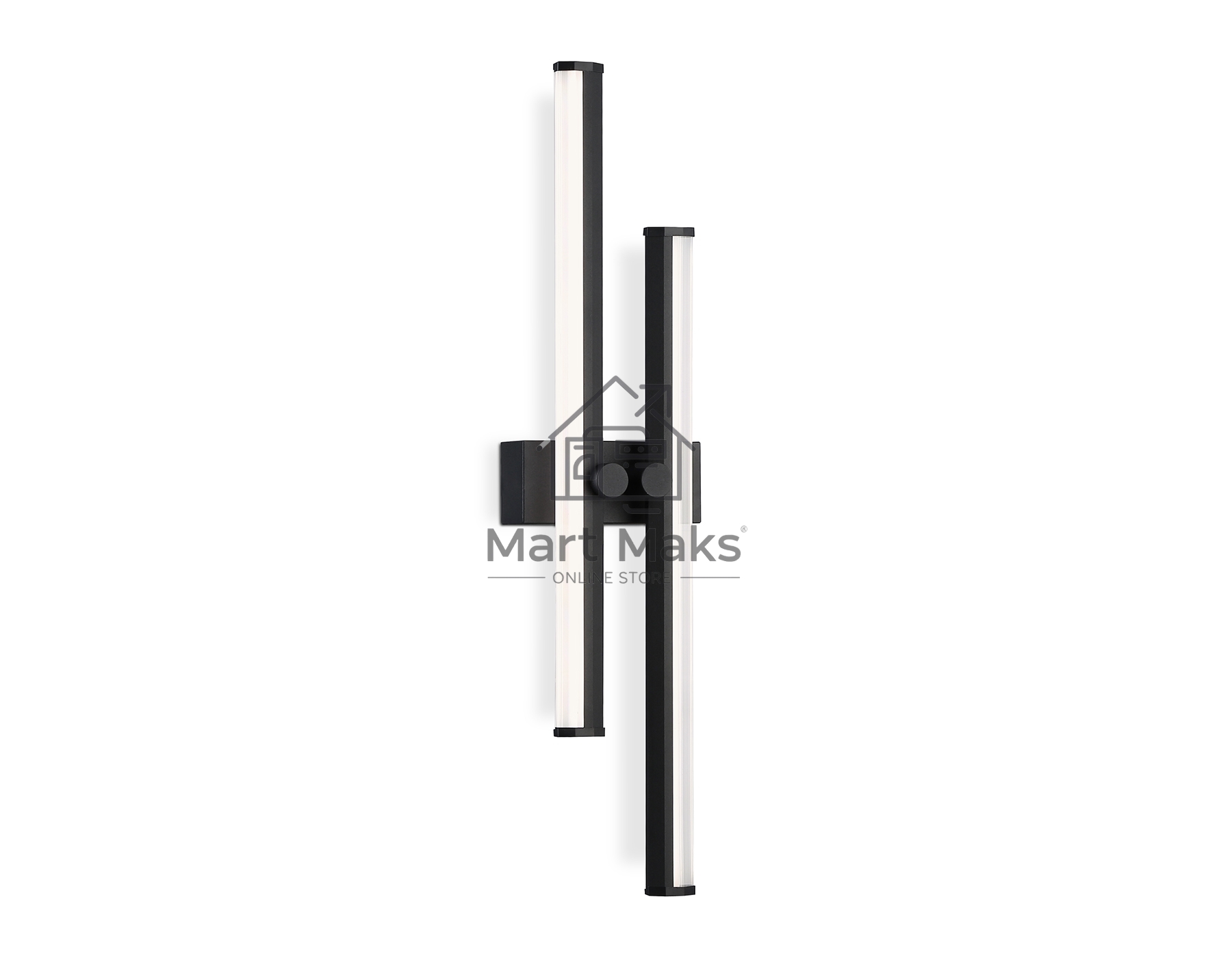 Настенный светодиодный светильник Ambrella light FL6152 BK черный 18W 3000K-6400K 510*120*65