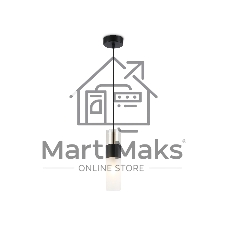 Подвесной светильник LH55101 BK/FR/TI черный/белый матовый/янтарь E14 max 40W D55*1500
